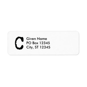 Brief C Etiket