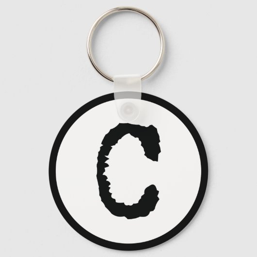 Brief C Sleutelhanger (Voorkant)