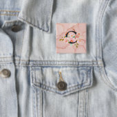 Brief C Vierkante Button 5,1 Cm (In situ)