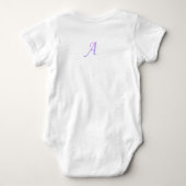 Brief Confetti "A" Baby romper (Achterkant)