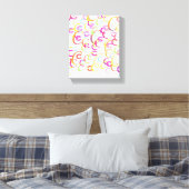 Brief Confetti "C" Canvas Afdruk (Insitu (Slaapkamer))