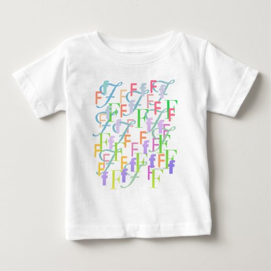 Brief Confetti "F" (Voorkant)