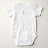 Brief Confetti "F" Baby romper (Achterkant)