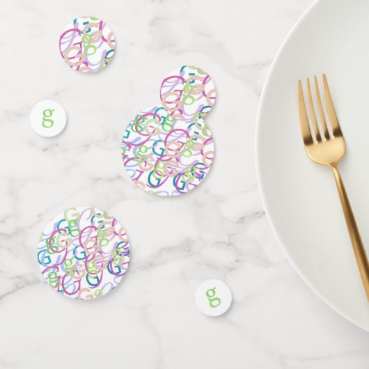 Brief Confetti "G" (Groep)