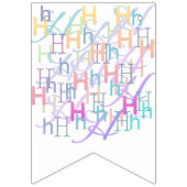 Brief Confetti "H" Vlaggetjes (Eerste vlag)