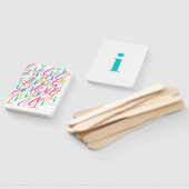 Brief Confetti "I" Handwaaier (Niet-gemonteerd)