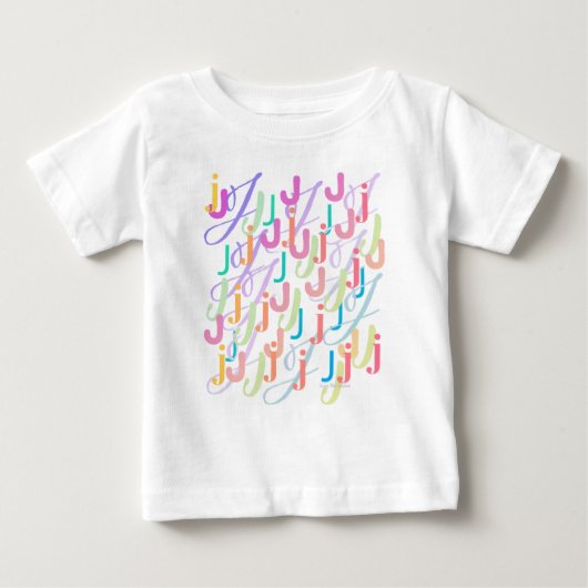 Brief Confetti "J" (Voorkant)