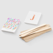 Brief Confetti "J" Handwaaier (Niet-gemonteerd)