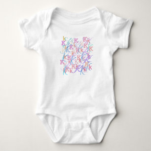 Brief Confetti "K" Baby romper