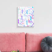 Brief Confetti "L" Canvas Afdruk (Insitu (Woonkamer))