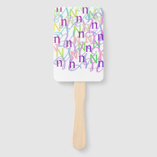 Brief Confetti "N" Handwaaier