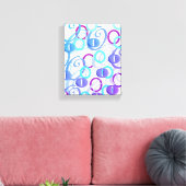 Brief Confetti "O" Canvas Afdruk (Insitu (Woonkamer))