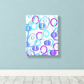 Brief Confetti "O" Canvas Afdruk (Insitu (Houten vloer))
