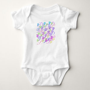 Brief Confetti "P" Baby romper