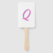 Brief Confetti "Q" Handwaaier (Achterkant)