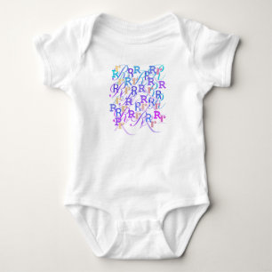 Brief Confetti "R" Baby romper