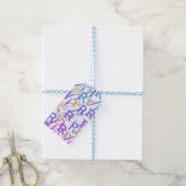Brief Confetti "R" Cadeaulabel (Met Touw)