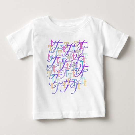Brief Confetti "T" (Voorkant)