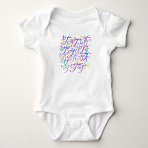 Brief Confetti "T" Baby romper