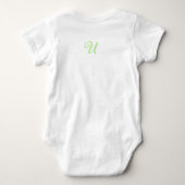 Brief Confetti "U" Baby romper (Achterkant)