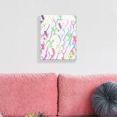 Brief Confetti "Y" Canvas Afdruk (Insitu (Woonkamer))