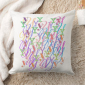 Brief Confetti "Y" Worp Kussen (Deken)