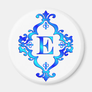 Brief E Blauw Magneet