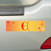 Brief E Bumpersticker (Op auto)