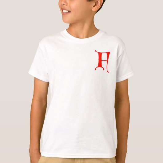 Brief F T-shirt (Voorkant)