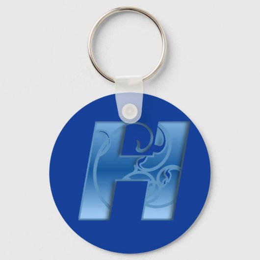 Brief H Sleutelhanger (Voorkant)
