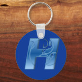 Brief H Sleutelhanger (Voorkant)