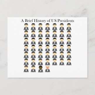 Brief History of US Presidents Briefkaart