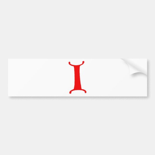 Brief I Bumpersticker (Voorkant)
