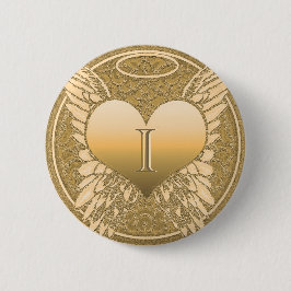 Brief I | Memorial | Angel Heart Ronde Button 5,7 Cm