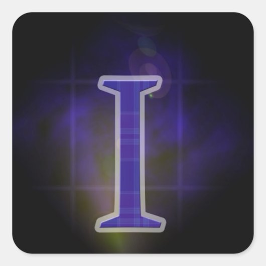 Brief I Vierkante Sticker (Voorkant)