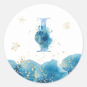 *~* BRIEF I - Zee Ocean Beach Envelope Sticker