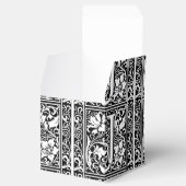 Brief J Middeleeuws Monogram Art Nouveau Bedankdoosjes (Geopend)