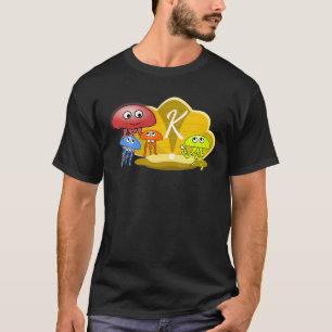 Brief K Monogram kwallen eerste schooldag T-shirt