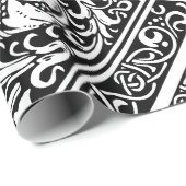 Brief L Middeleeuws Monogram Art Nouveau Cadeaupapier (Rol Hoek)