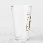 BRIEF L MONOGRAM Beauful Wedding New Home Gift Glas (Rechts)
