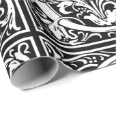 Brief O Middeleeuws Monogram Art Nouveau Cadeaupapier (Rol Hoek)