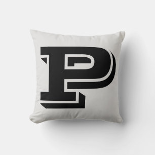 BRIEF P MONOGRAM PILLOW KUSSEN