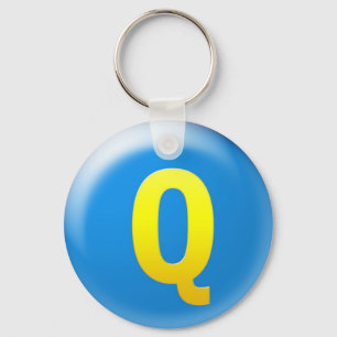 Brief Q Sleutelhanger