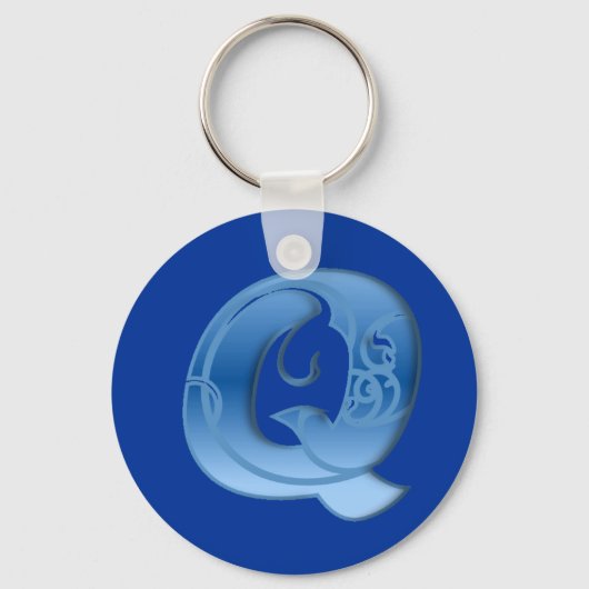 Brief Q Sleutelhanger (Voorkant)