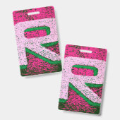 Brief r badge (Voor- en achterkant)