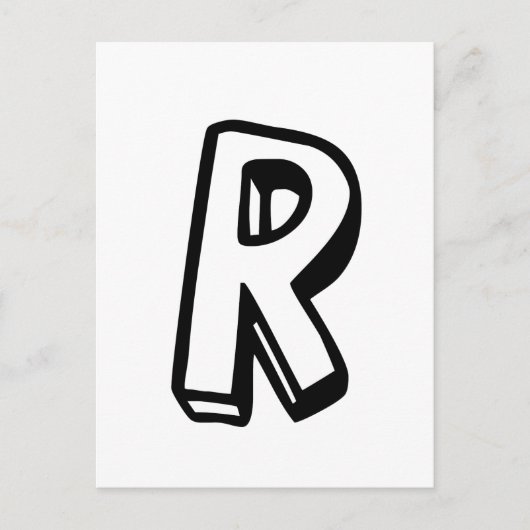 Brief R Briefkaart (Voorkant)