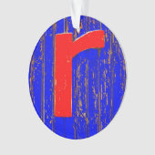 Brief r ornament (voorkant)