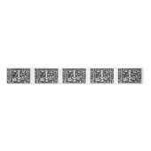Brief T Middeleeuws Monogram Art Nouveau Lint (Voorkant)