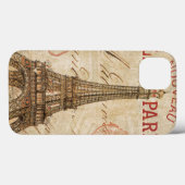 Brief uit Parijs Case-Mate iPhone Case (Achterkant (horizontaal))