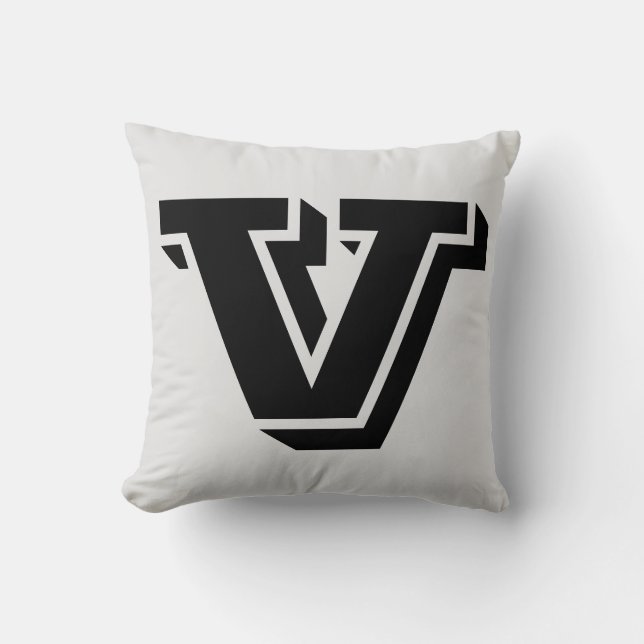 BRIEF V MONOGRAM PILLOW KUSSEN (Voorkant)